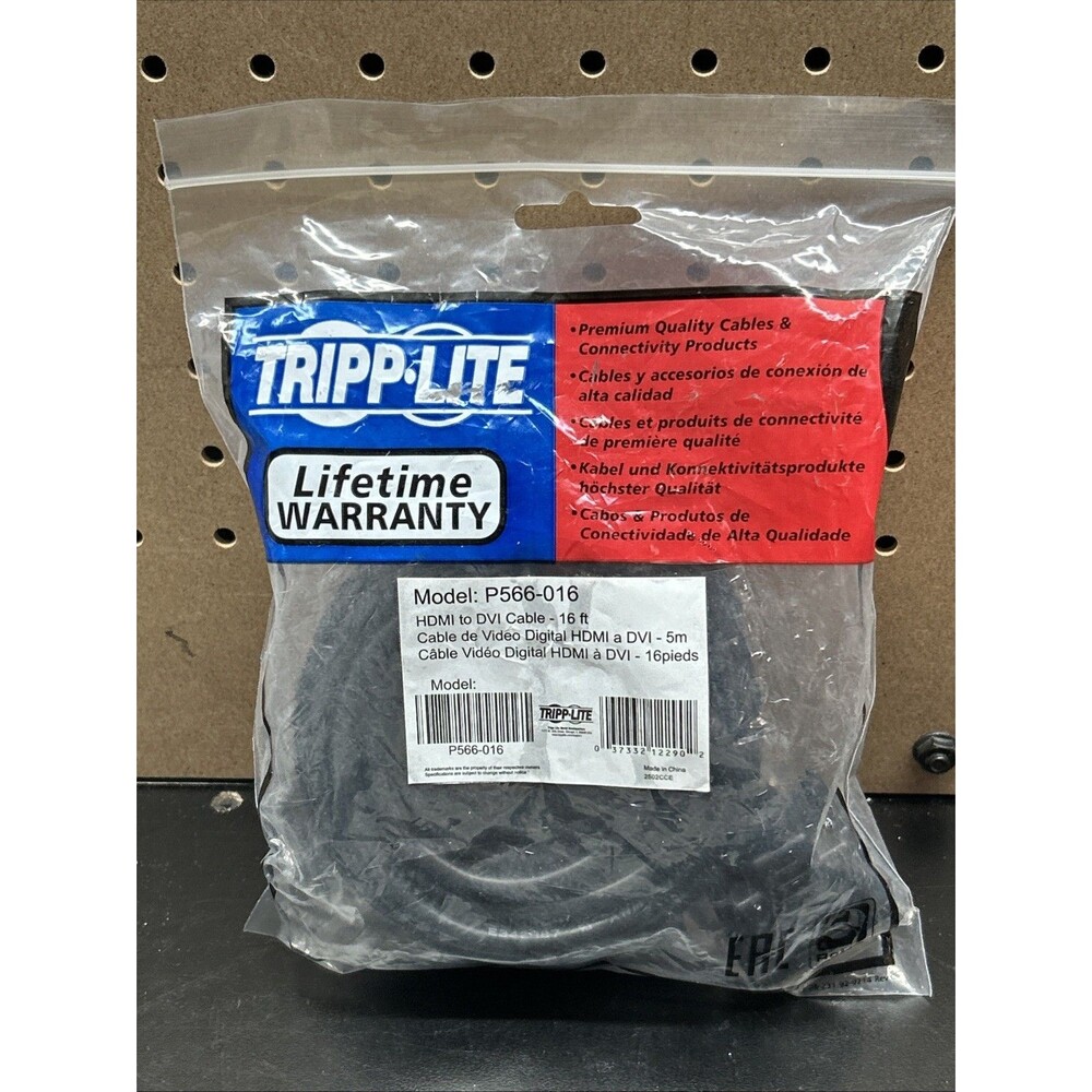 Tripp Lite HDMI to DVI Cable 16ft New P566-016